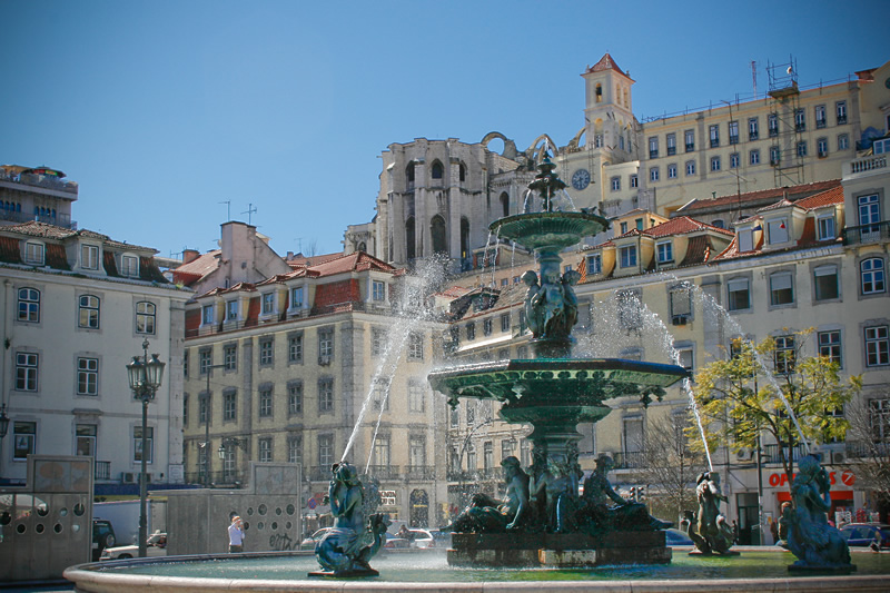 Rossio Square Eurovelo Portugal